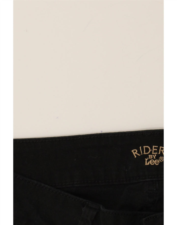 LEE Womens Riders Bermuda Shorts US 12 Large W34  Black Cotton Vintage Lee and Second-Hand Lee from Messina Hembry 