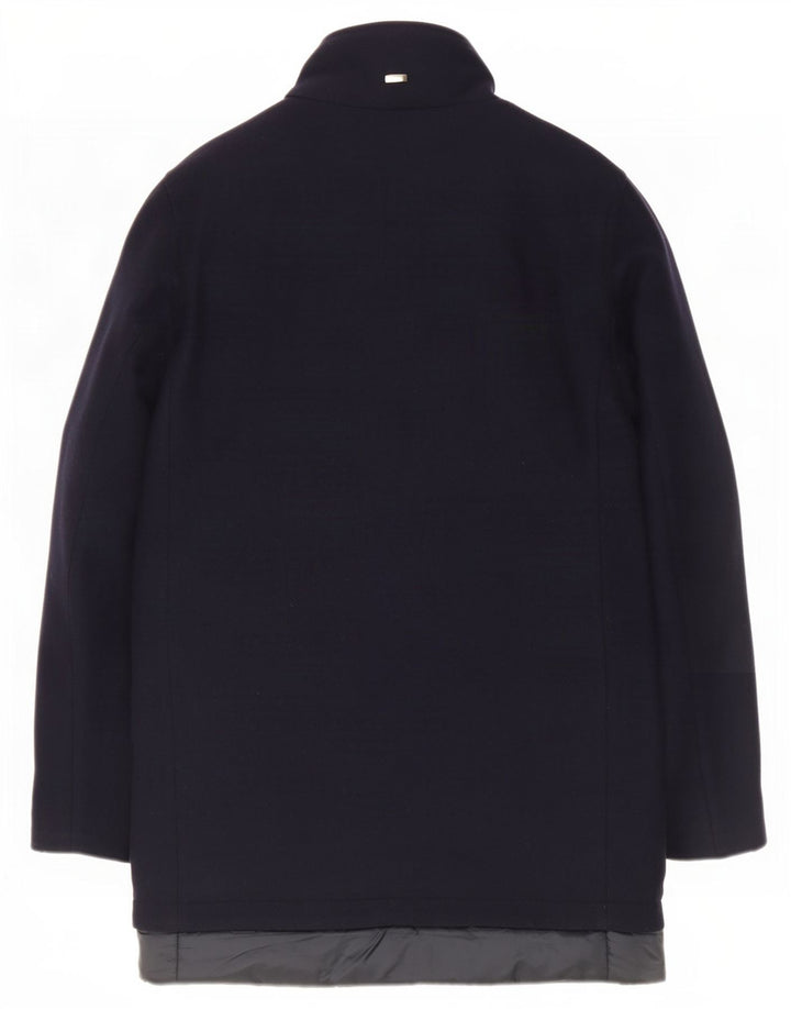 Cappotto Herno Uomo IT 44 XS Blu Navy Lana