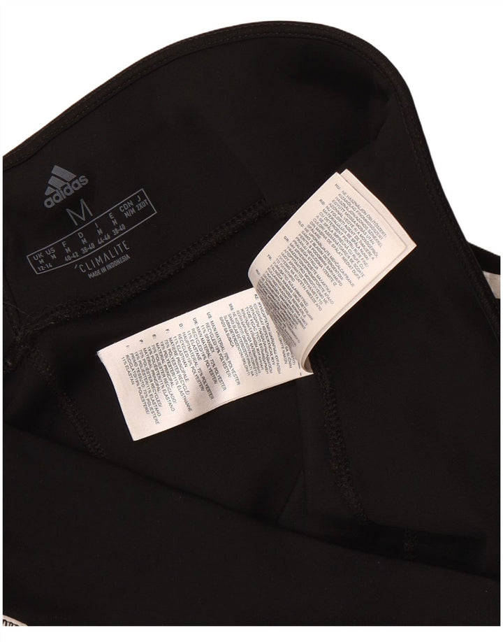 Leggings Adidas Climalite da donna UK 12/14 Poliestere nero medio