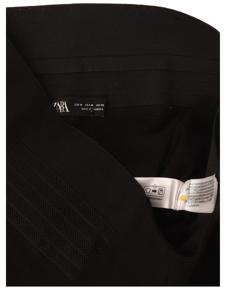 Leggings Zara da donna UK 12 poliestere nero medio