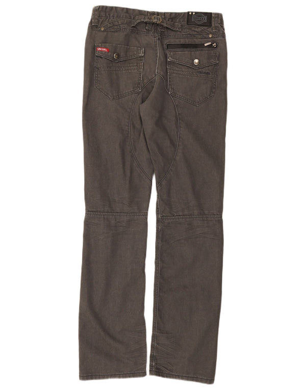 Diesel Pantaloni Casual Dritti da Ragazzo 14-15 Anni W30 L32 Cotone Grigio