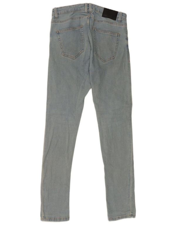 Jeans skinny da uomo Zara EU 38 Small W30 L31 Cotone blu