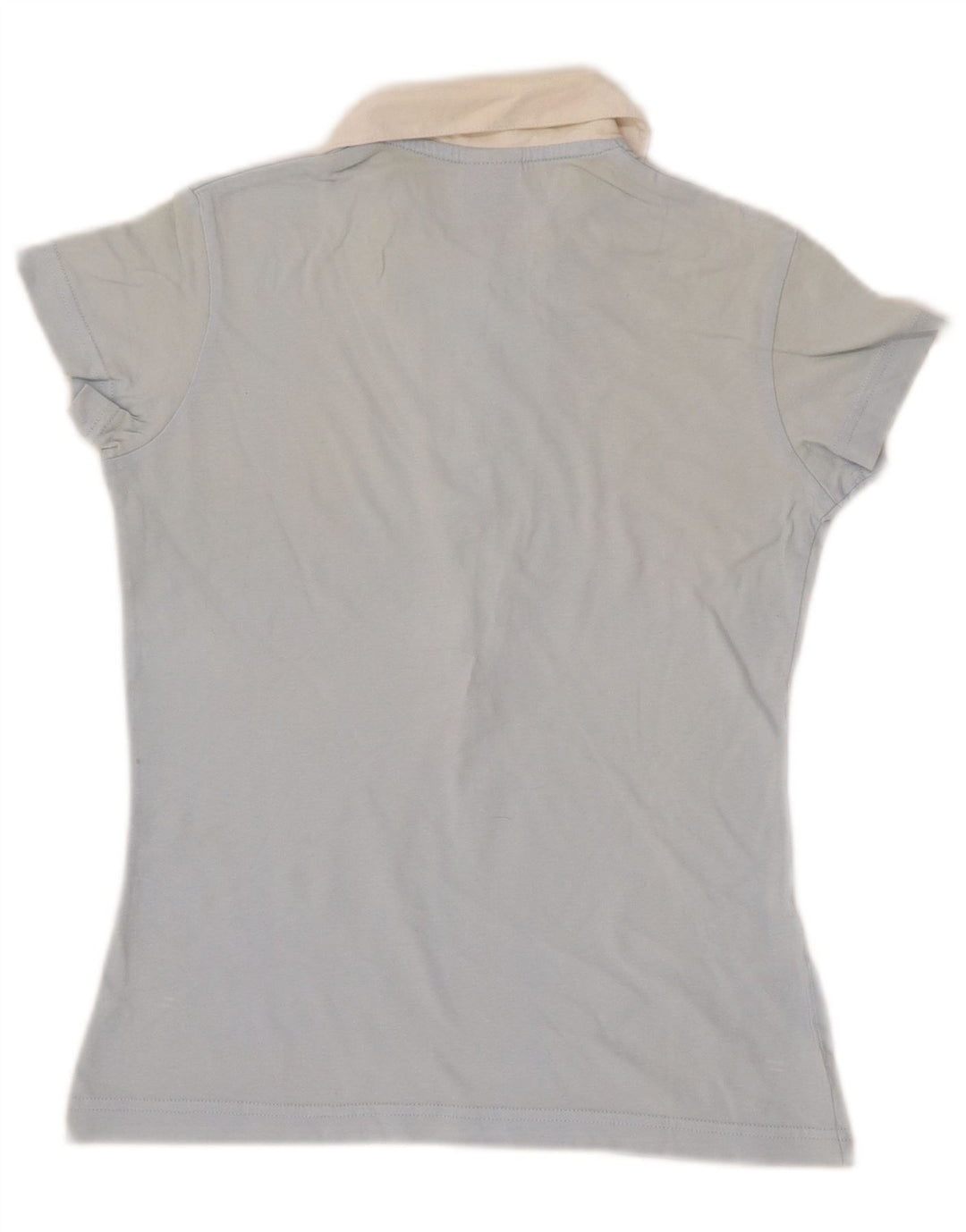 Polo NIKE da donna UK 10/12 color block blu medio