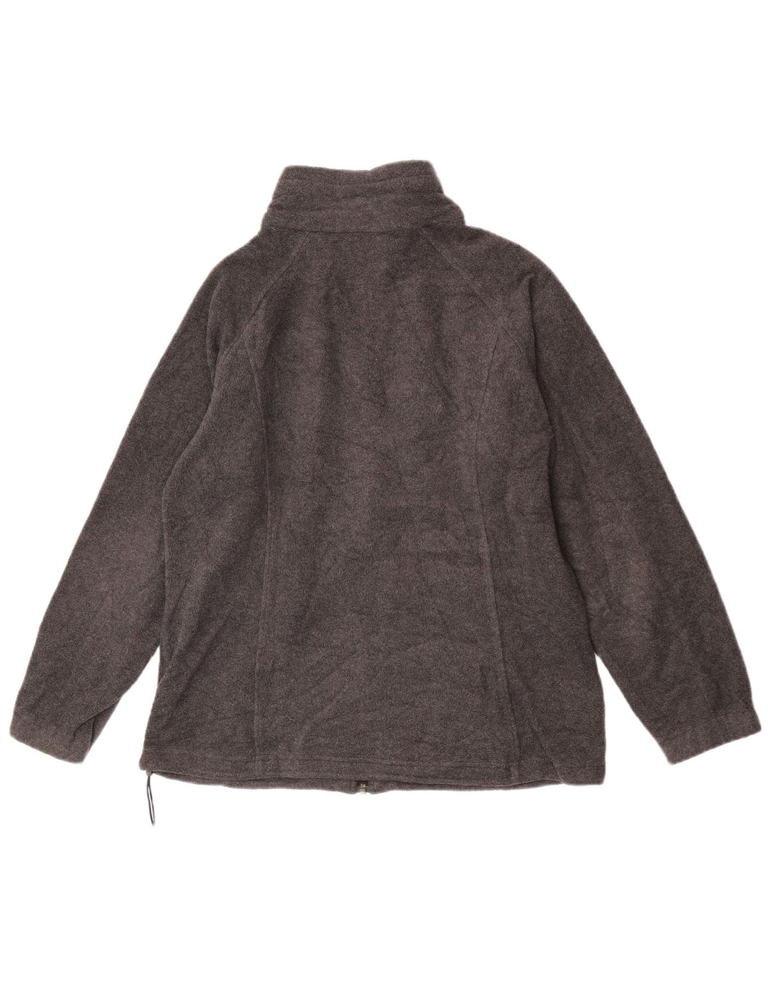 Giacca in pile Columbia da donna UK 14 grande grigia