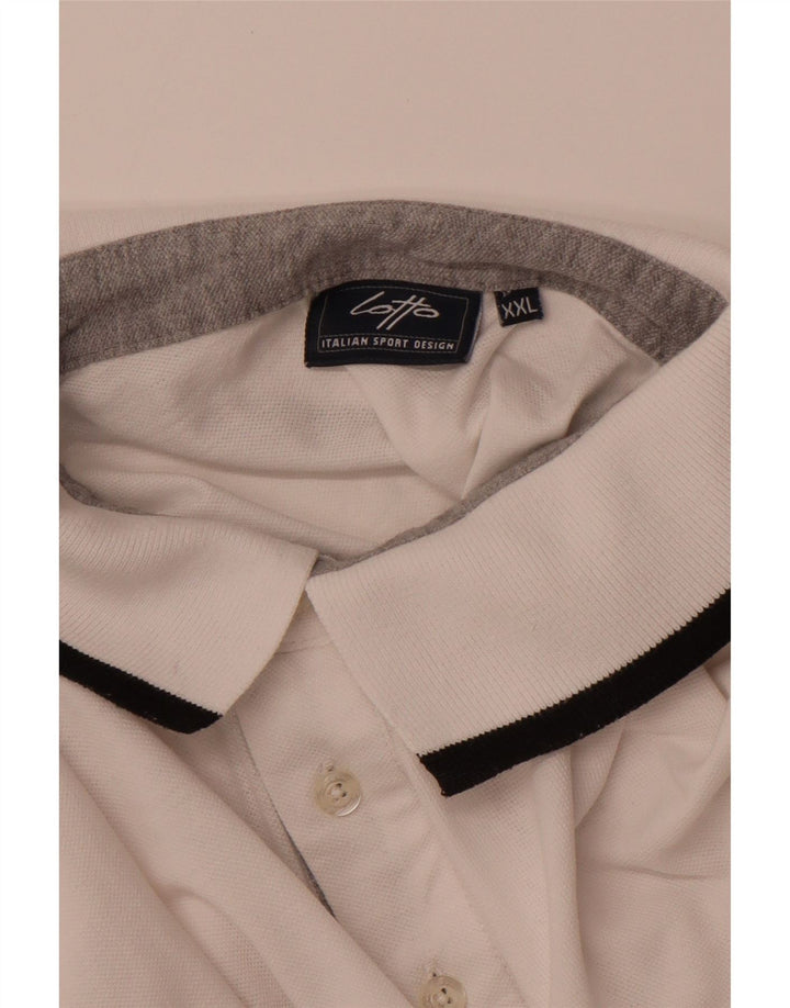 Polo da uomo LOTTO 2XL Bianca