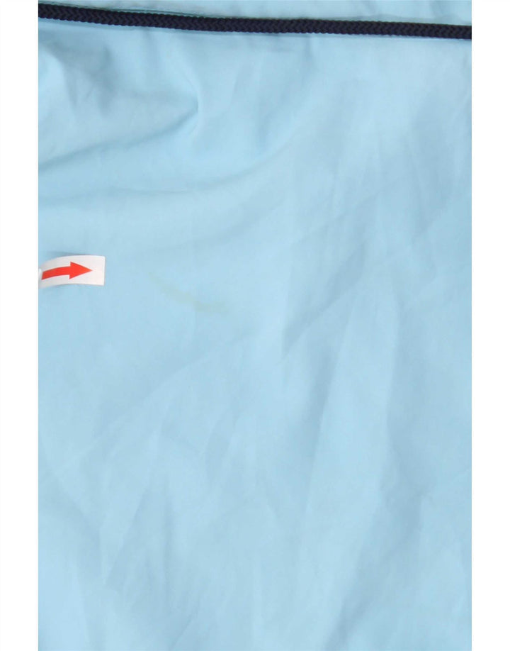 Pantaloncini da bagno grafici da uomo Calvin Klein piccoli in poliestere color block blu