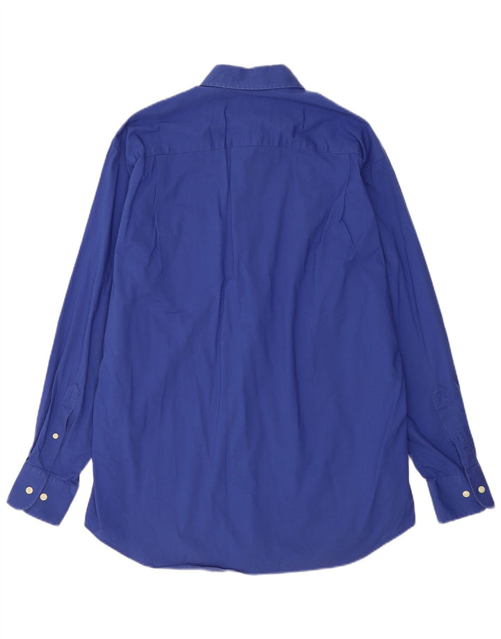 Camicia da uomo Nautica taglia 16 grande cotone blu