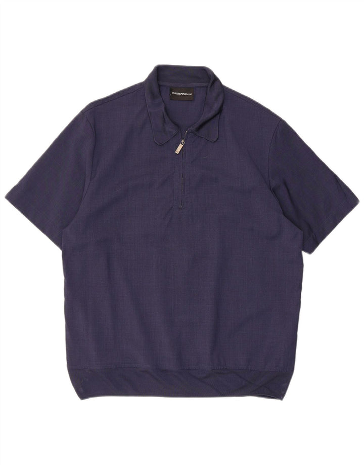 Polo Armani Uomo Piccola Blu Navy