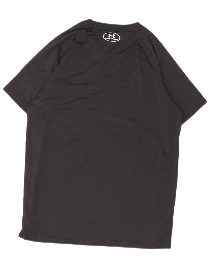 Maglietta Under Armour da uomo Heat Gear Top piccola in poliestere nero