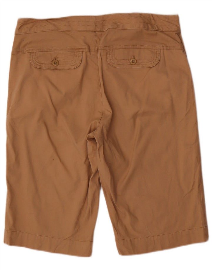 Bermuda da donna IZOD US 8 Medium W32 in cotone marrone