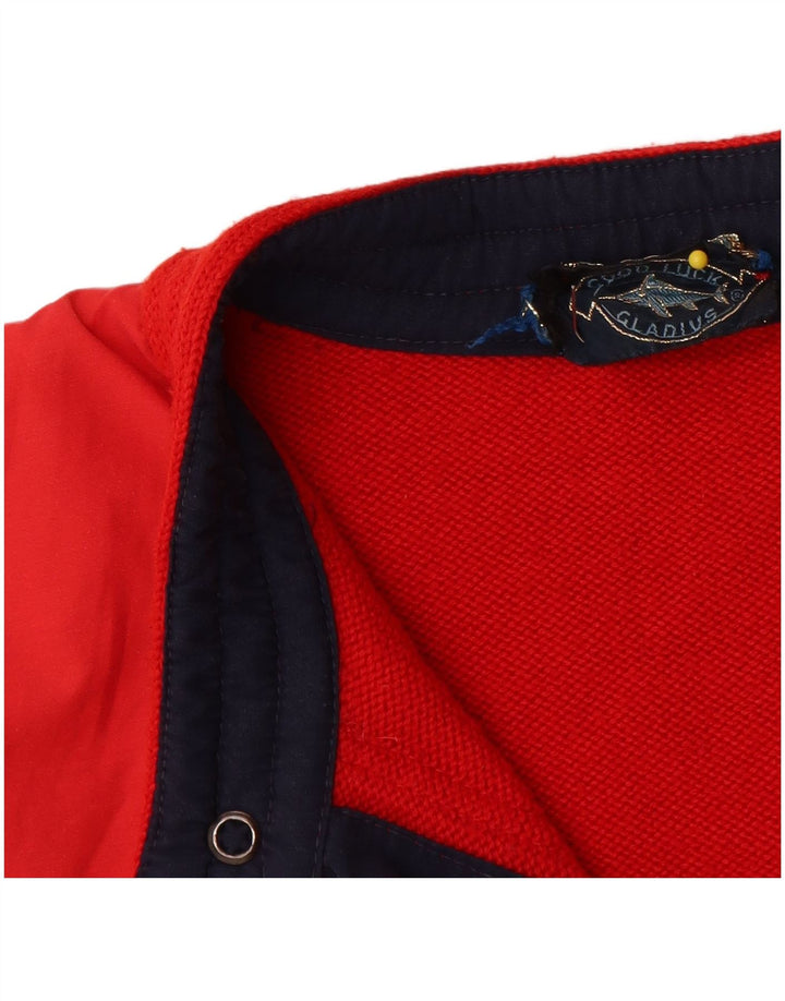 Gilet Uomo Good Luck IT 52 XL Rosso Lana