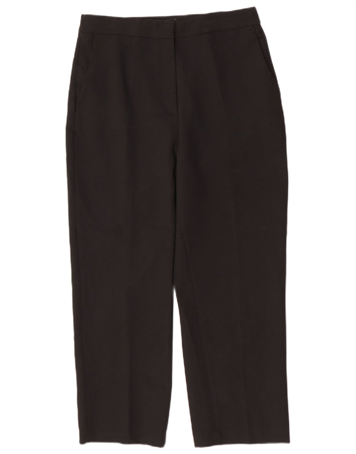 Pantaloni da abito affusolati Zara da donna grandi W32 L27 poliestere nero