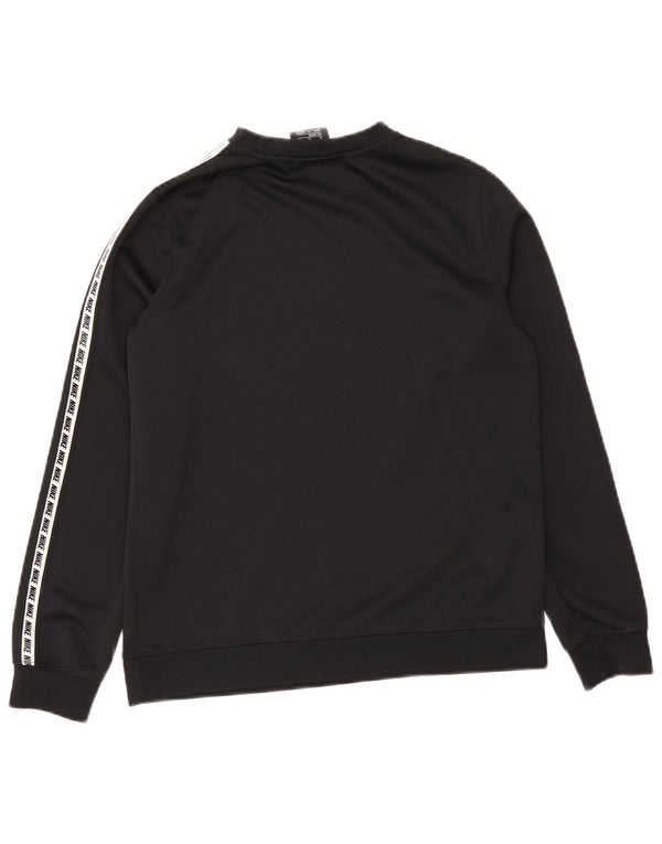 Felpa con grafica Nike da ragazzo, 13-14 anni, XL, poliestere nero
