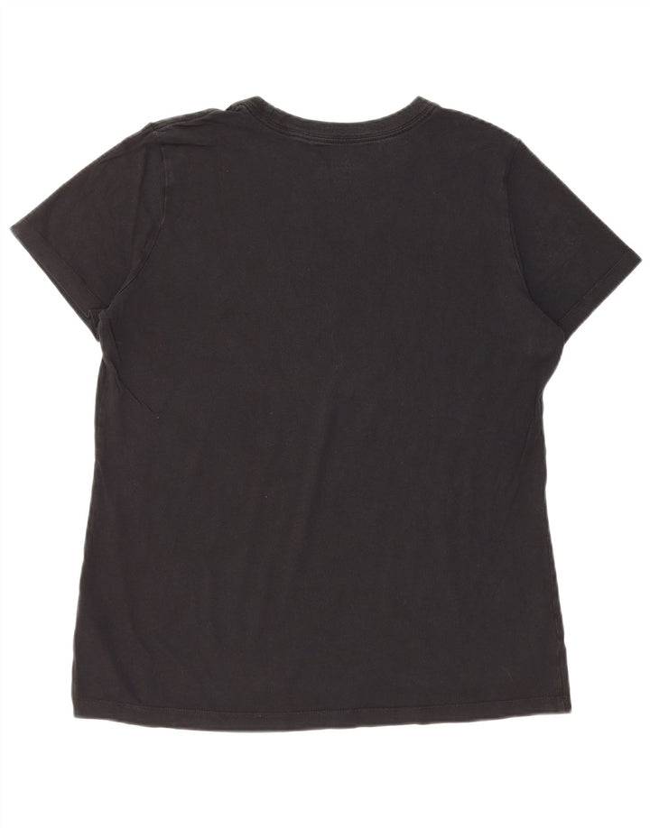 T-shirt grafica da donna NIKE Top UK 16 grande nera