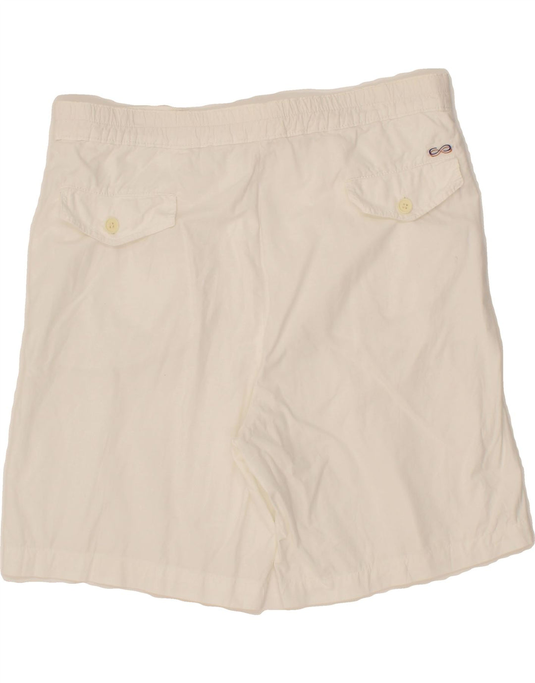 VINTAGE Mens Chino Shorts W33 Medium  White Cotton Vintage Vintage and Second-Hand Vintage from Messina Hembry 