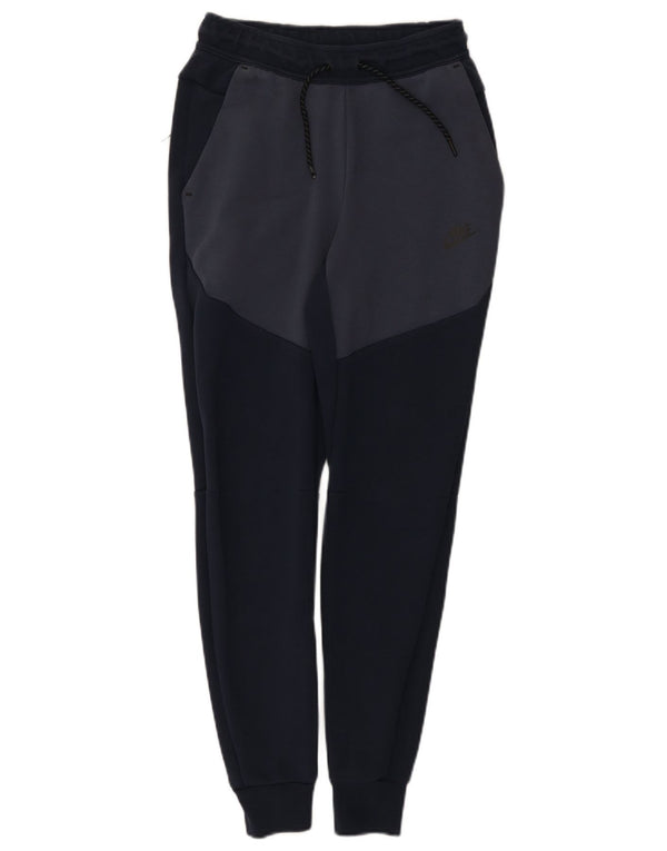Pantaloni da tuta da uomo Nike Joggers XS Blu Navy Colourblock in cotone