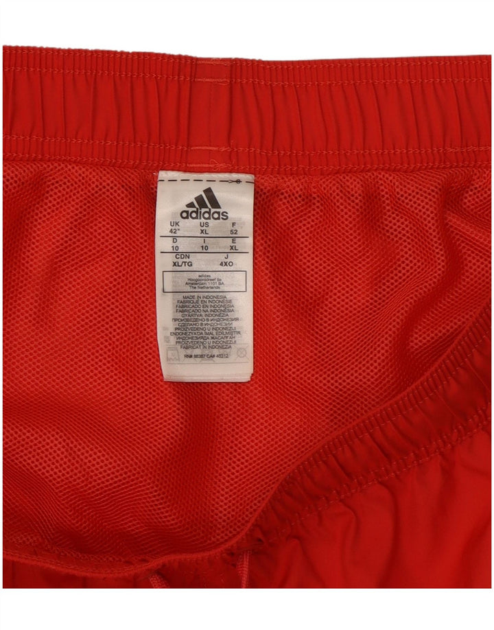 Pantaloncini da bagno da uomo Adidas XL rosso poliestere