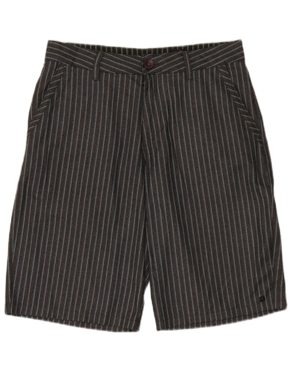Pantaloncini chino da uomo Rip Curl W32 poliestere a righe grigio medio