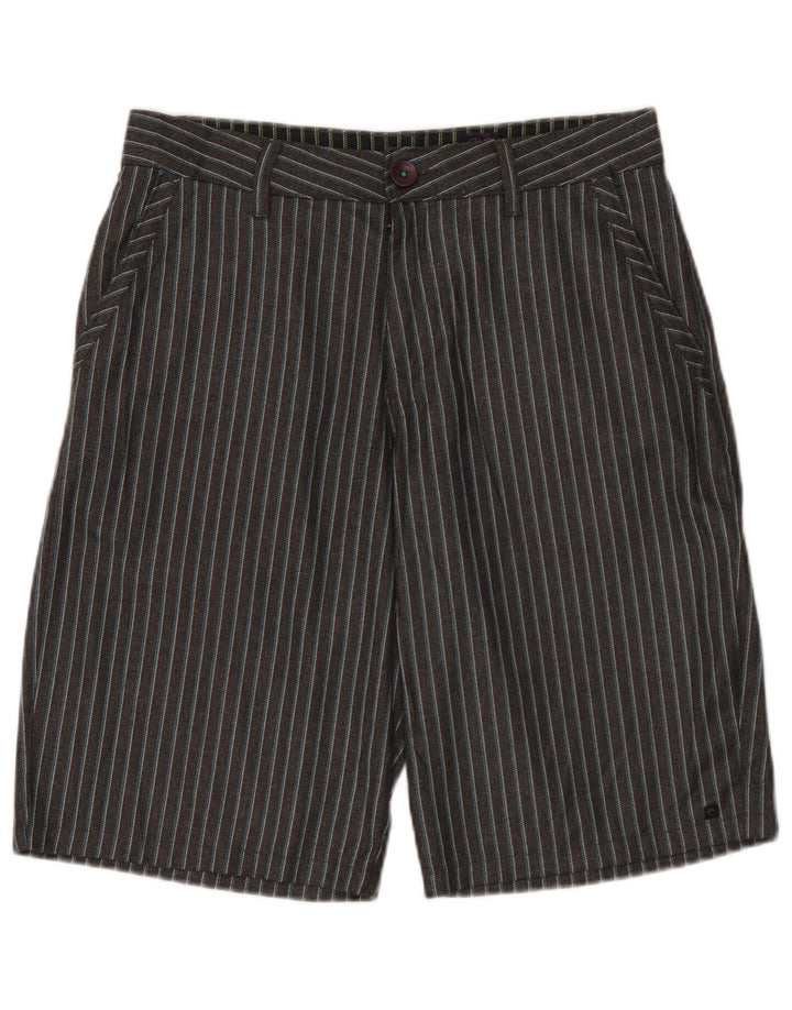 Pantaloncini chino da uomo Rip Curl W32 poliestere a righe grigio medio