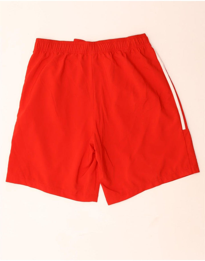 Pantaloncini sportivi Adidas da uomo grandi in poliestere rosso