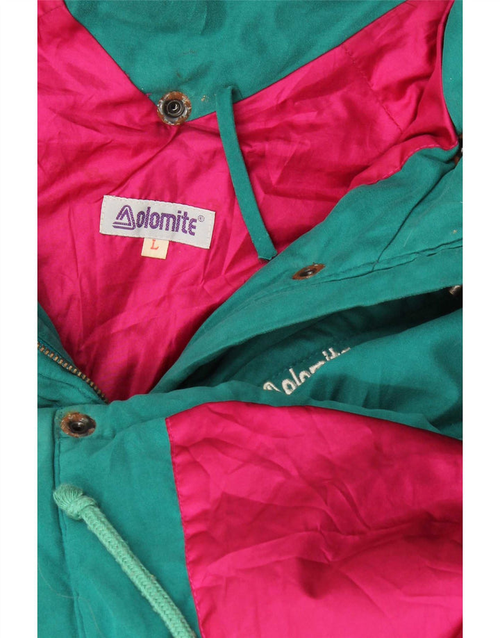 Giacca a vento con cappuccio da donna Dolomite UK 16 Large Verde