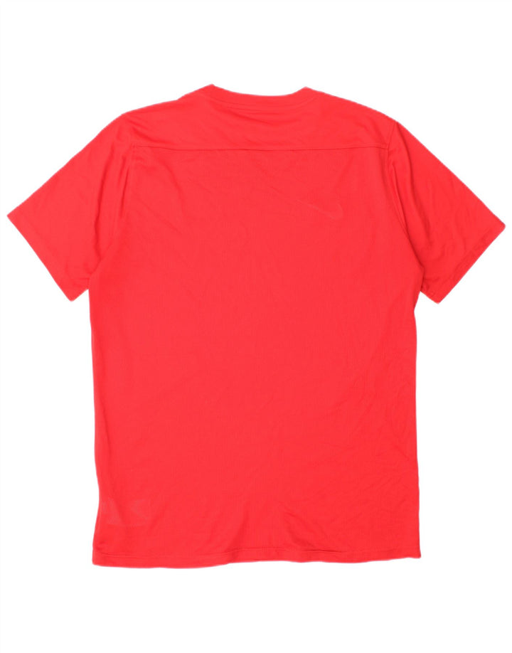 T-shirt Nike Dri Fit da uomo, grande, in poliestere rosso