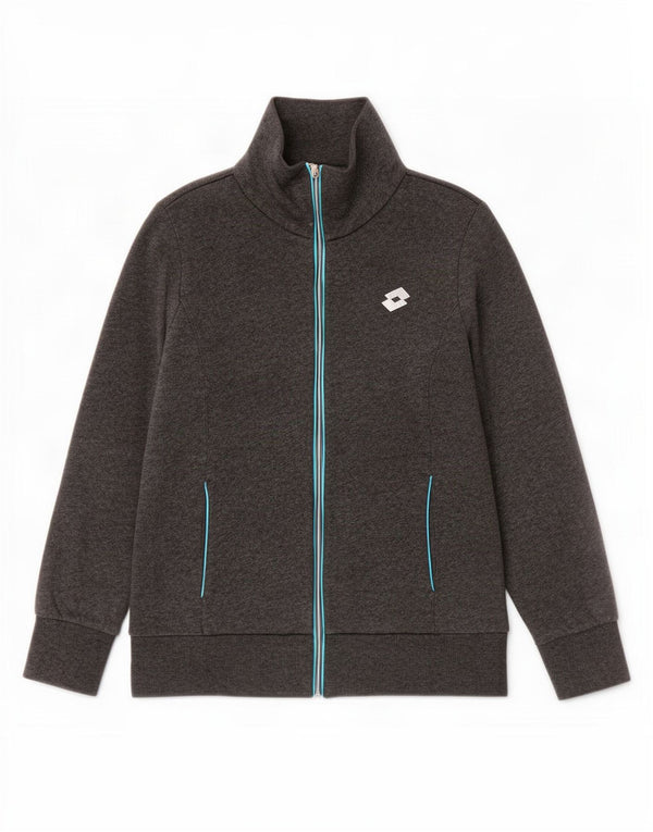 Giacca da tuta da donna Lotto UK 14 Large in cotone grigio