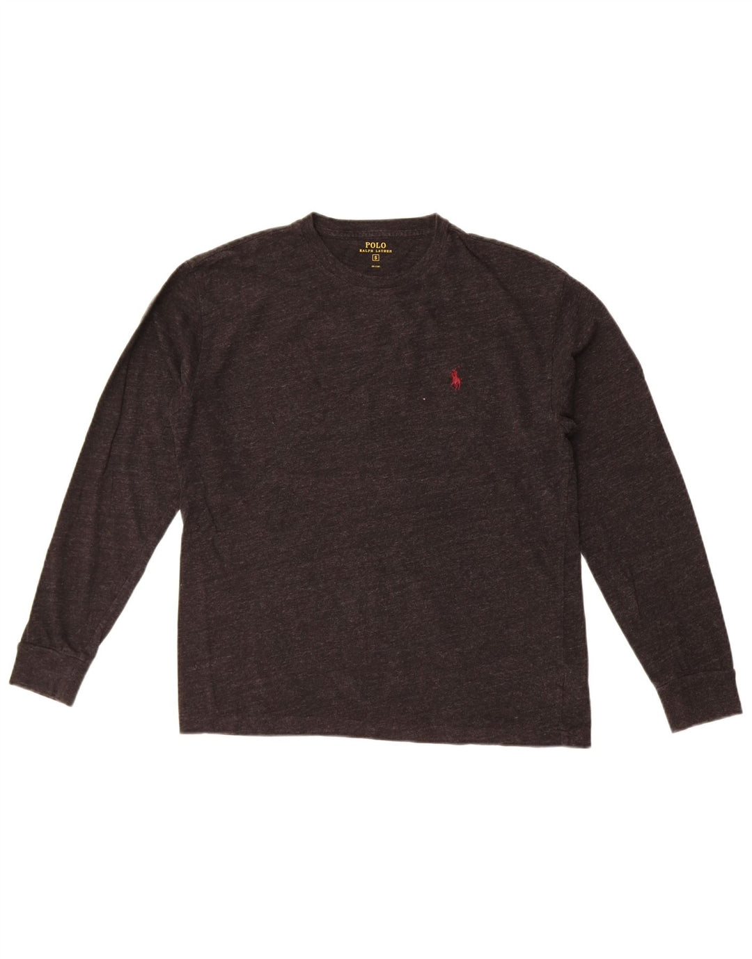 Polo Ralph Lauren Top da uomo a manica lunga piccolo in cotone grigio