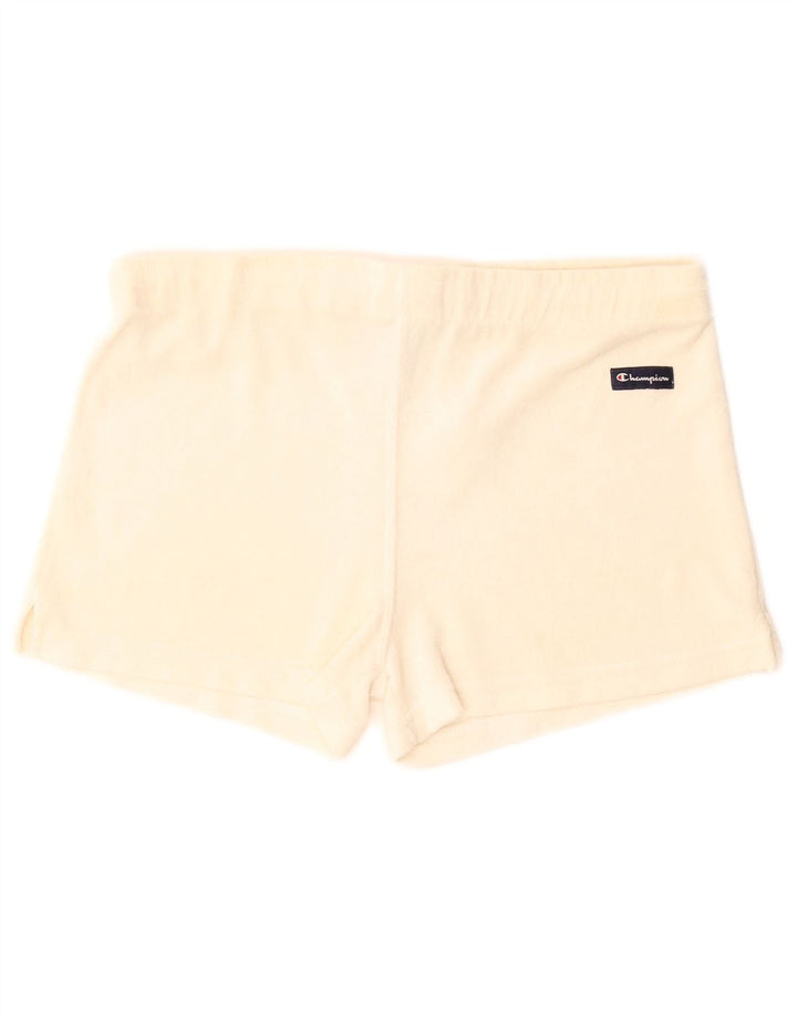Pantaloncini sportivi Champion da donna UK 14 Large Beige Poliestere