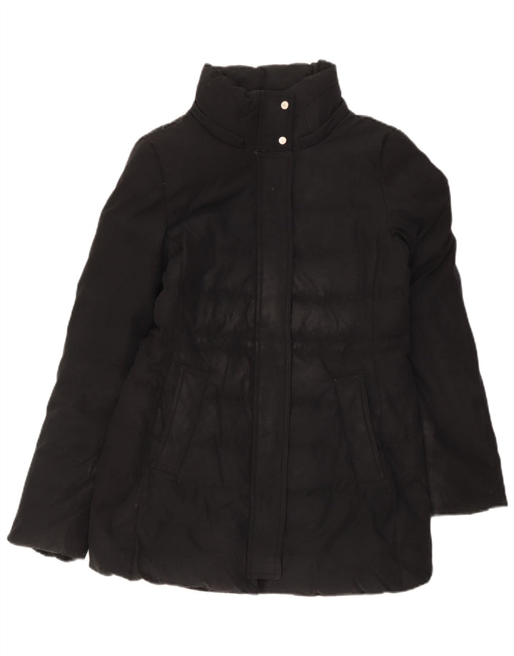Giacca imbottita da donna Zara UK 10 piccola in cotone nero