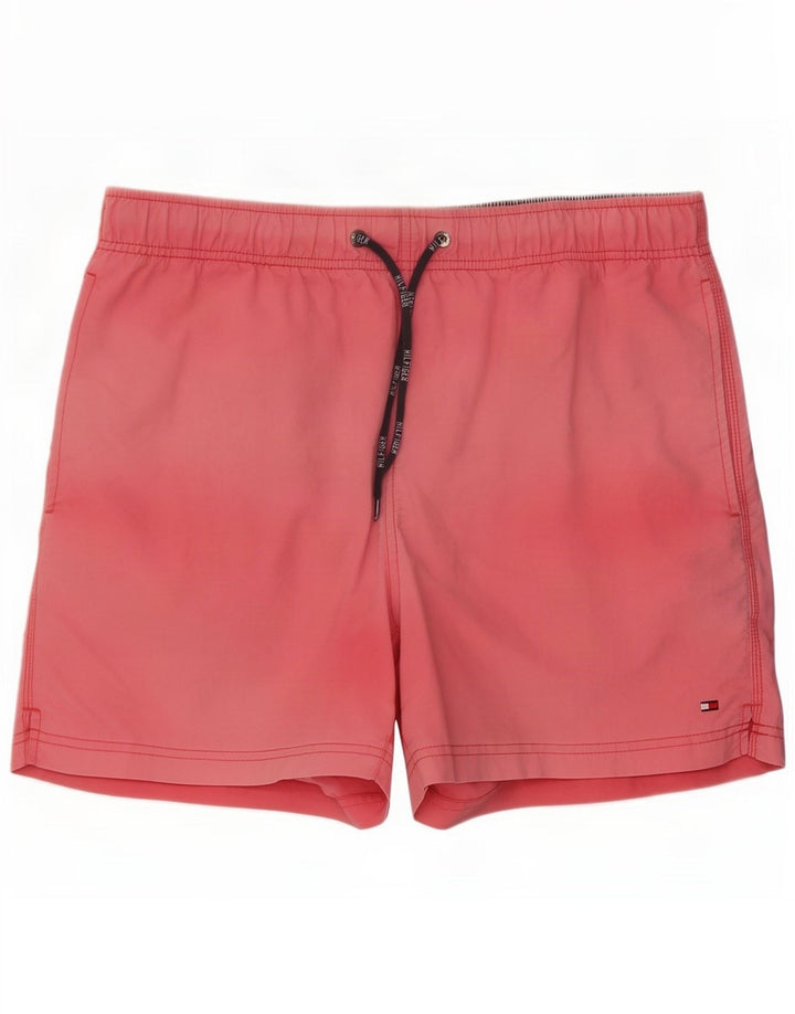Pantaloncini da bagno da uomo Tommy Hilfiger poliestere rosa medio