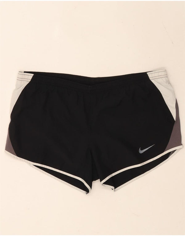 Pantaloncini sportivi Nike Dri Fit da uomo, colore nero medio, in poliestere color block