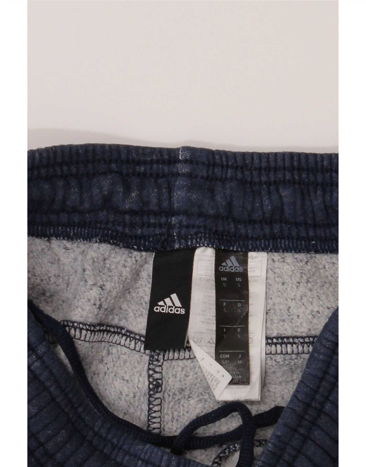 Pantaloni da tuta da uomo Adidas Joggers piccoli in poliestere blu navy