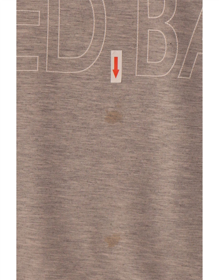 Felpa grafica da donna Ted Baker, taglia 4, grande, grigio chiazzato