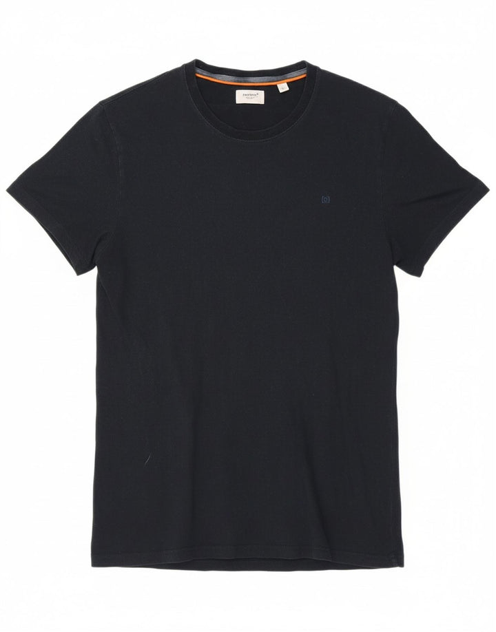 SUPERDRY Mens T-Shirt Top Large Navy Blue Cotton