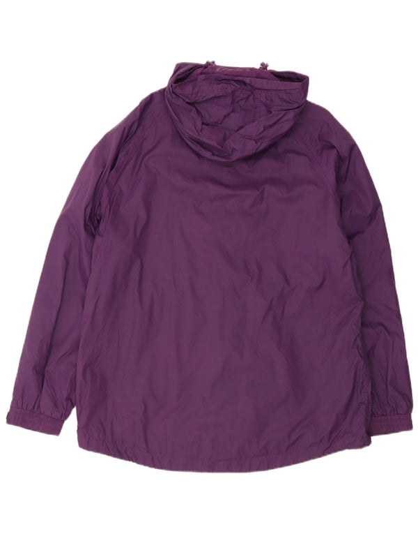 Giacca antipioggia da donna con vestibilità ampia e cappuccio Mountain Warehouse UK 18 XL Viola