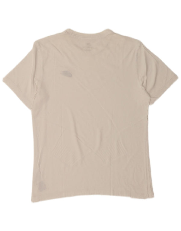 T-shirt da uomo Nike Top in cotone bianco medio