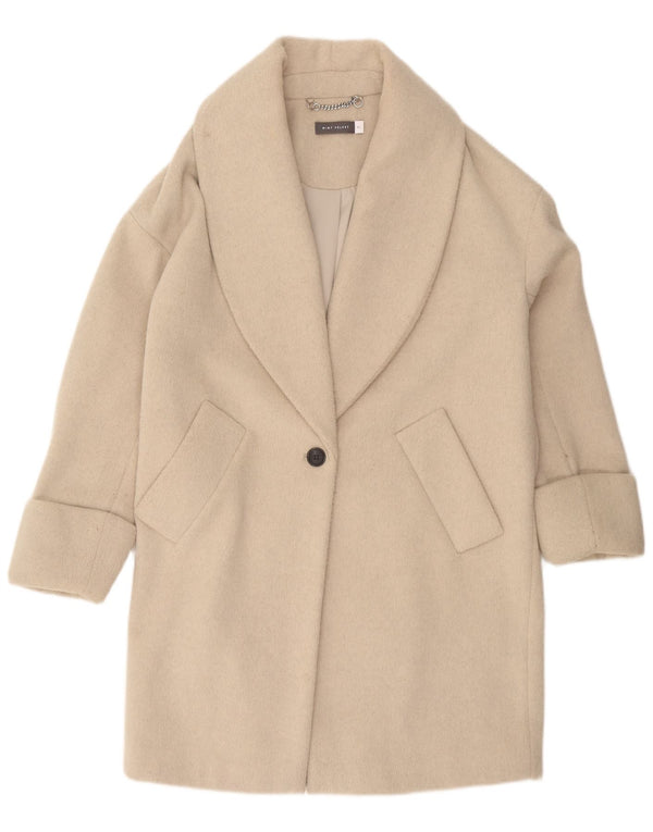 Soprabito oversize da donna MINT VELVET UK 6 XS Poliestere beige