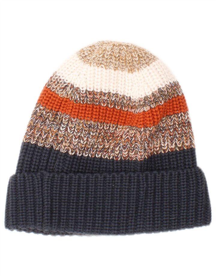 Jack Wolfskin Cappello a cuffia lavorato a maglia da uomo Taglia unica Acrilico a strisce multicolore