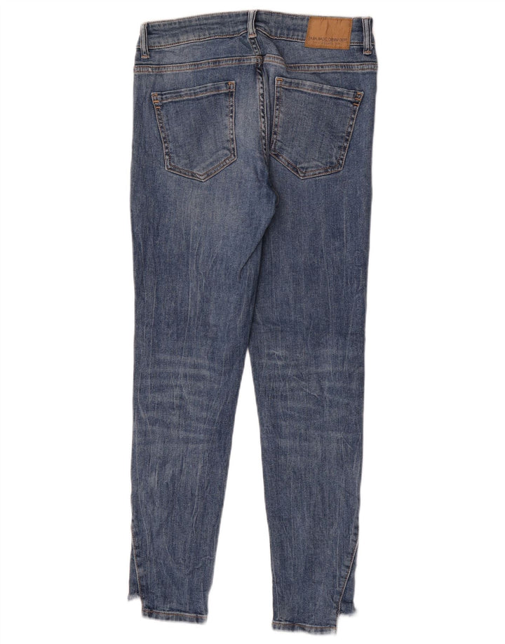 Jeans slim da donna Zara EU 38 Small W28 L28 Blu