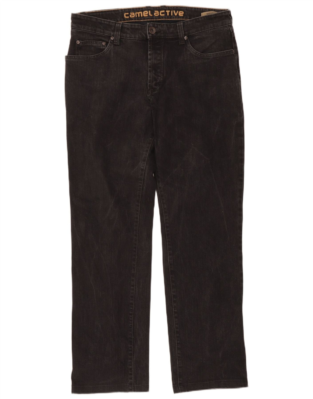 Jeans dritti da uomo Camel Active W36 L34 cotone nero