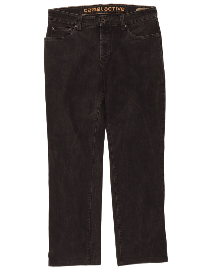 Jeans dritti da uomo Camel Active W36 L34 cotone nero