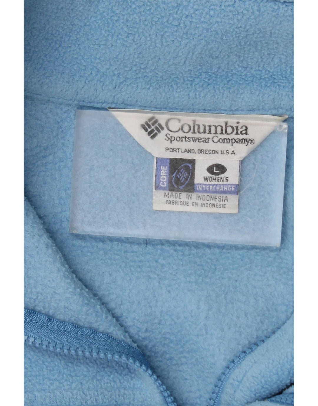 Giacca in pile da donna Columbia UK 16 grande blu