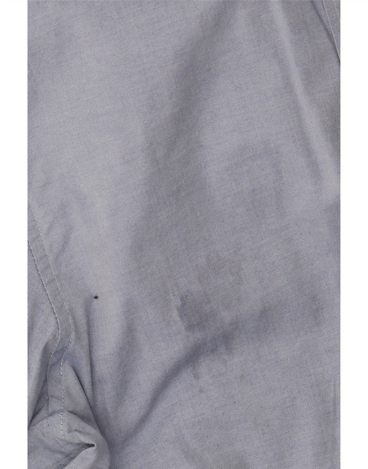Camicia Armani Jeans da uomo su misura, piccola, in cotone color block blu