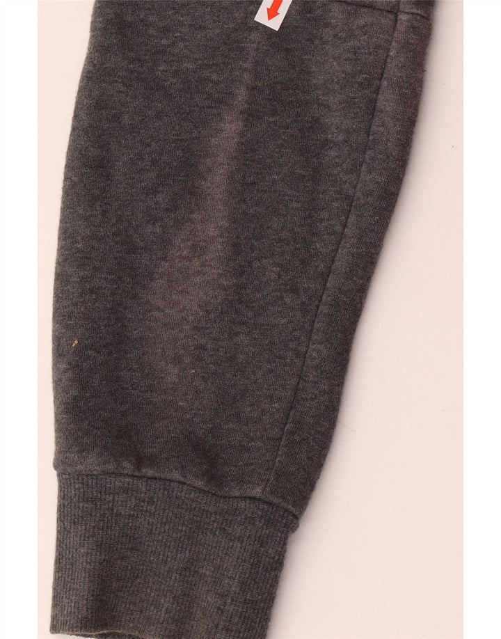 Felpa grafica ADIDAS per ragazze 11-12 anni in cotone grigio