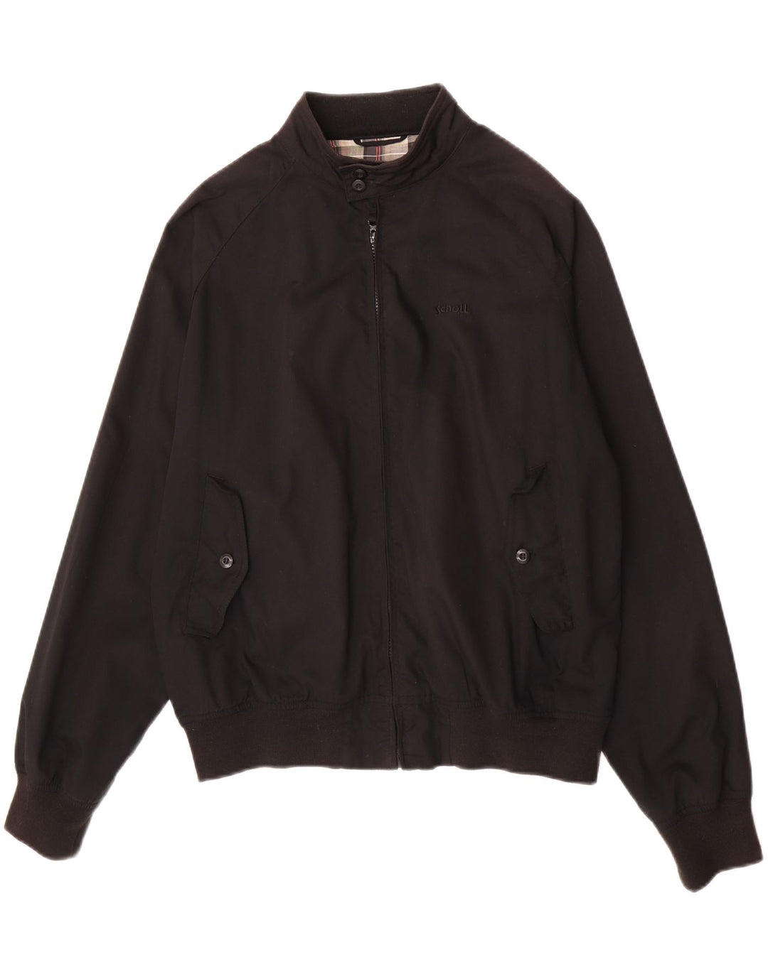 Giubbotto bomber da uomo Schott UK 40 grande poliestere nero