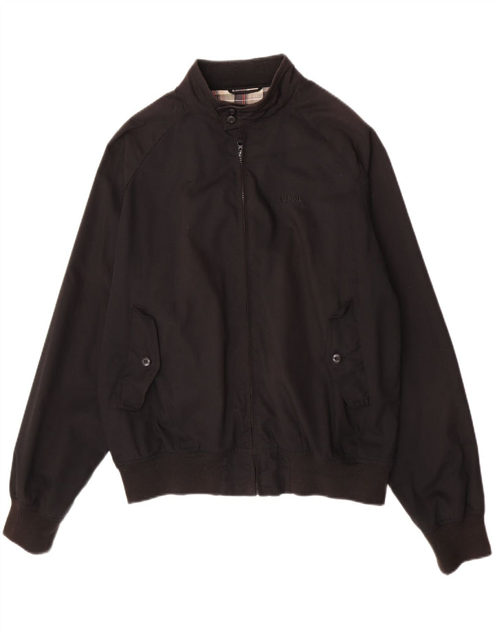 Giubbotto bomber da uomo Schott UK 40 grande poliestere nero