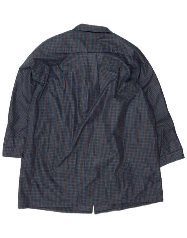 Impermeabile oversize da donna Alex Altoviti IT 46 Large Navy Check