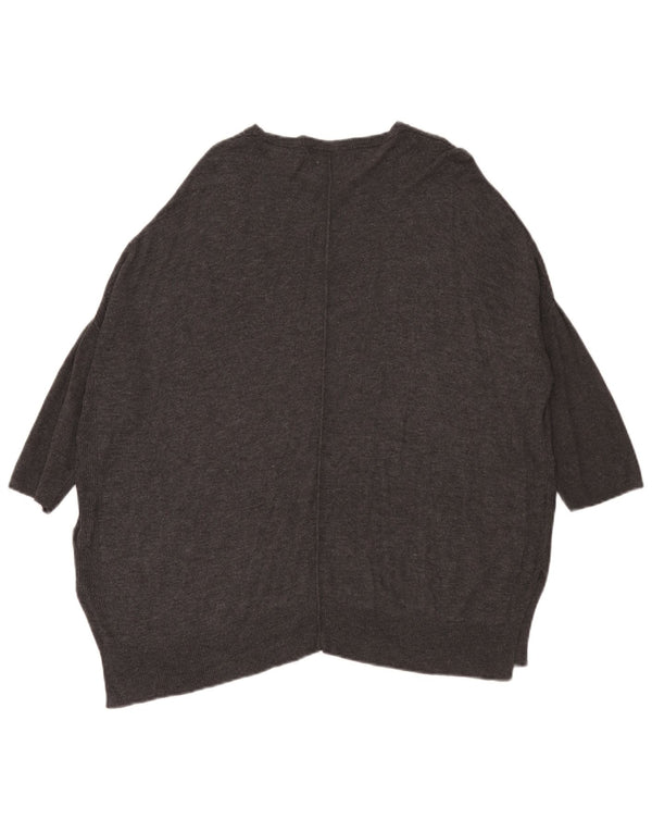 Marks & Spencer Maglione da donna con scollo a barca con maniche a 3/4 UK 12 Medio Gre