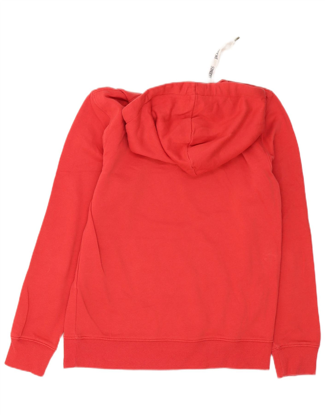 Jack & Jones Felpa con cappuccio grafica da uomo piccola in cotone rosso